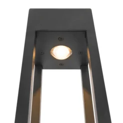 Maytoni Lámpara de exterior LED Elbe, altura 200 cm, color grafito