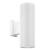 Maytoni Rando aplique de exterior, 2 luz, blanco