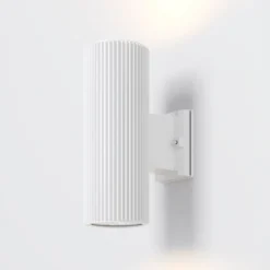Maytoni Rando aplique de exterior, 2 luz, blanco