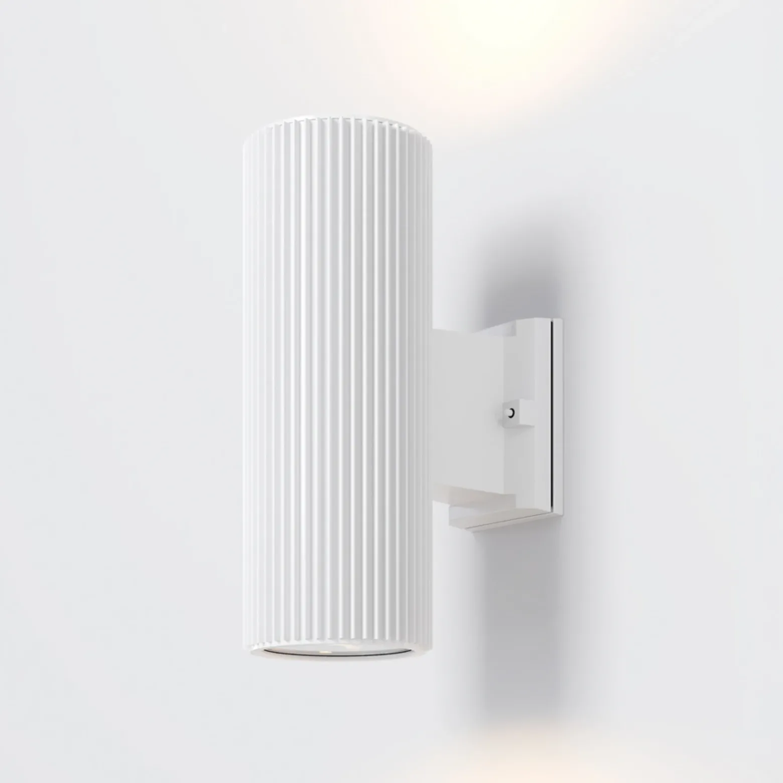 Maytoni Rando aplique de exterior, 2 luz, blanco