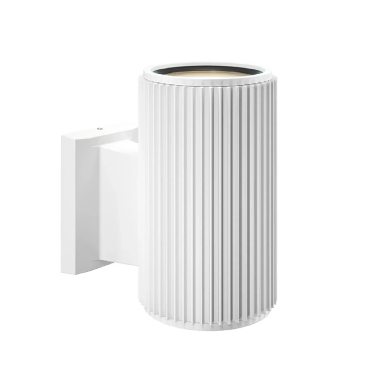 Maytoni Rando aplique de exterior, 1 luz, blanco