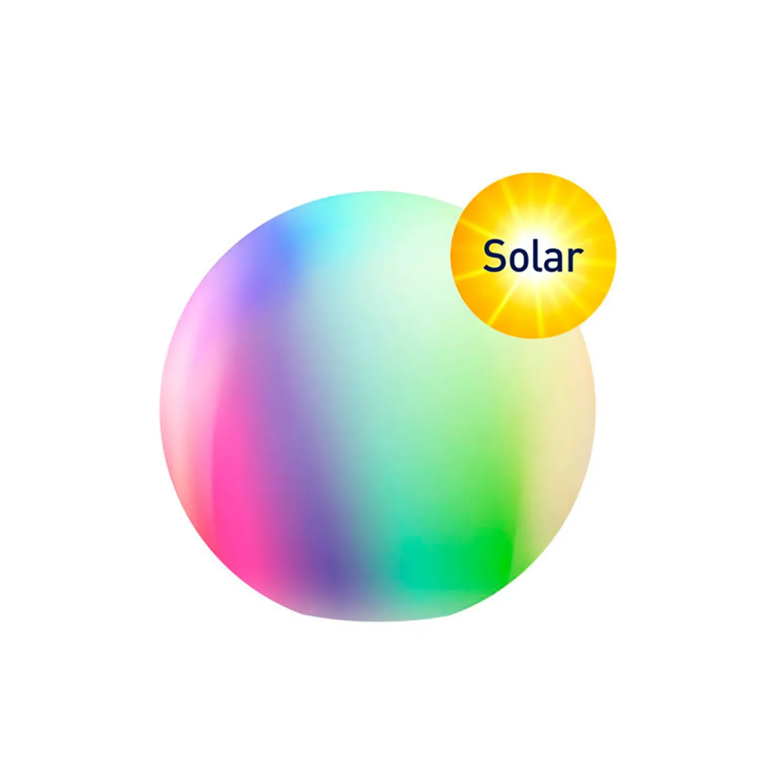 Müller Licht tint Calluna Solar, CCT, RGB, Ø 25 cm