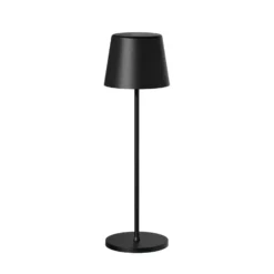 Müller Licht tint Lámpara de mesa LED recargable Dalia, aluminio, negro