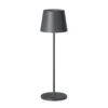 Müller Licht tint Lámpara de mesa LED recargable Dalia, aluminio antracita