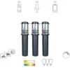Müller Licht tint Petunia Juego de 3 bolardos luminosos LED para senderos