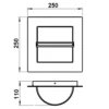 Moderno aplique de exterior de acero inoxidable 428