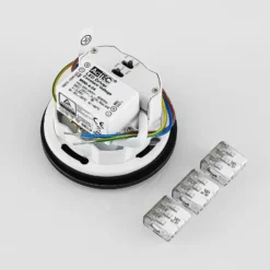 Molto Luce Lámpara empotrable LED Pared 68R Cristal IP44 RD, negro