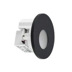 Molto Luce Lámpara empotrable LED Wall 68R IP44 RD, negro, CCT