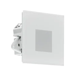 Molto Luce Lámpara empotrable LED Pared R68 Cristal IP44 SQ, blanco, CCT