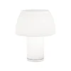 Nemo lámpara de mesa LED recargable Lorosae, blanco, cristal, IP54, USB