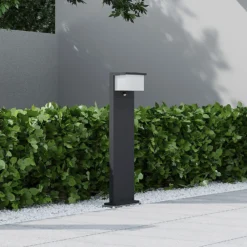 Nestos bolardo luminoso LED con detector de movimiento, IP54