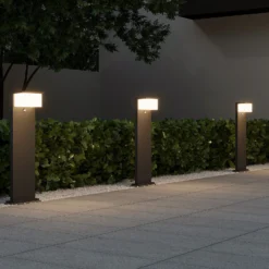 Nestos bolardo luminoso LED con detector de movimiento, IP54