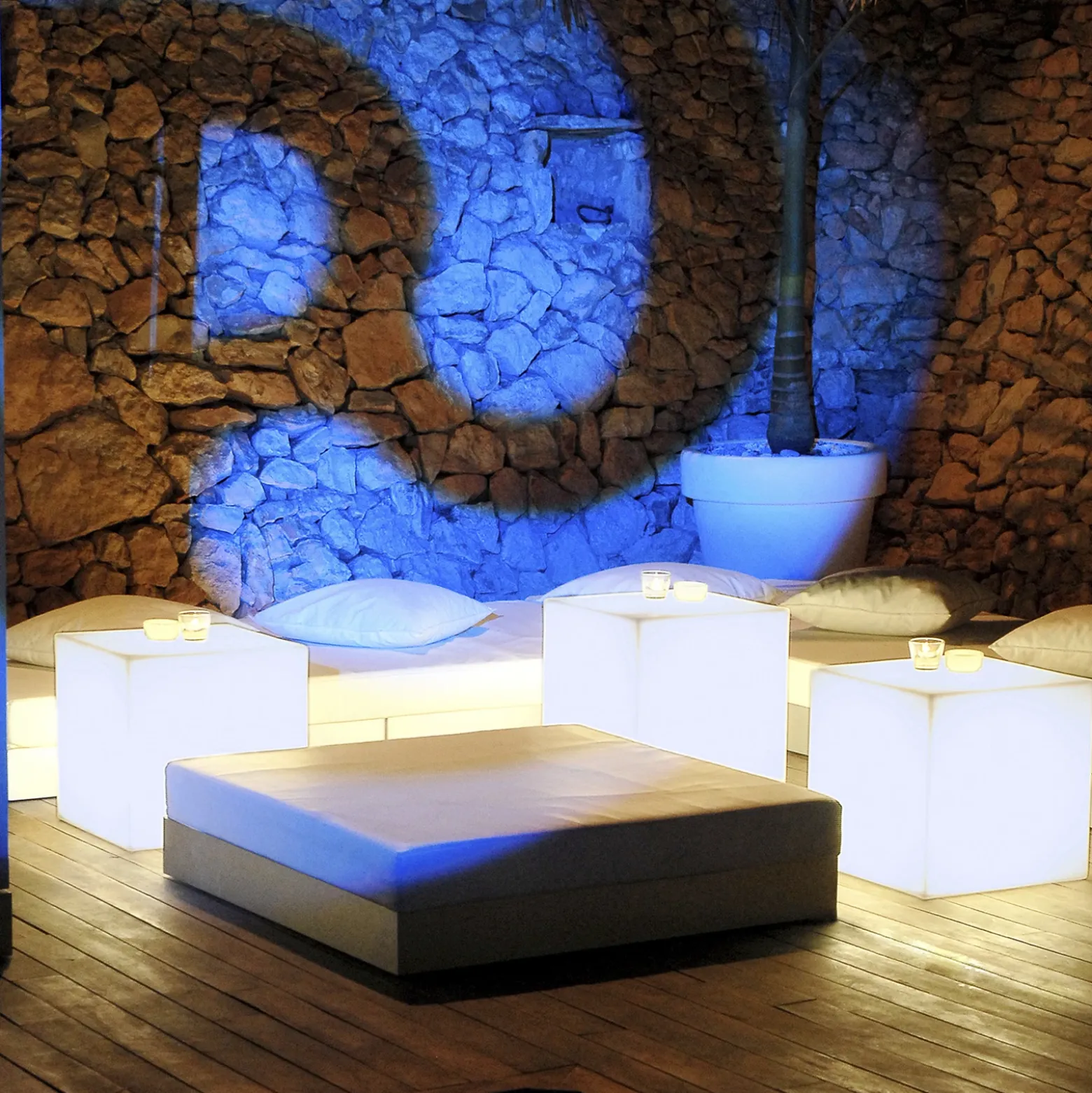 Newgarden Cuby Lámpara decorativa LED con cable, 40x40cm