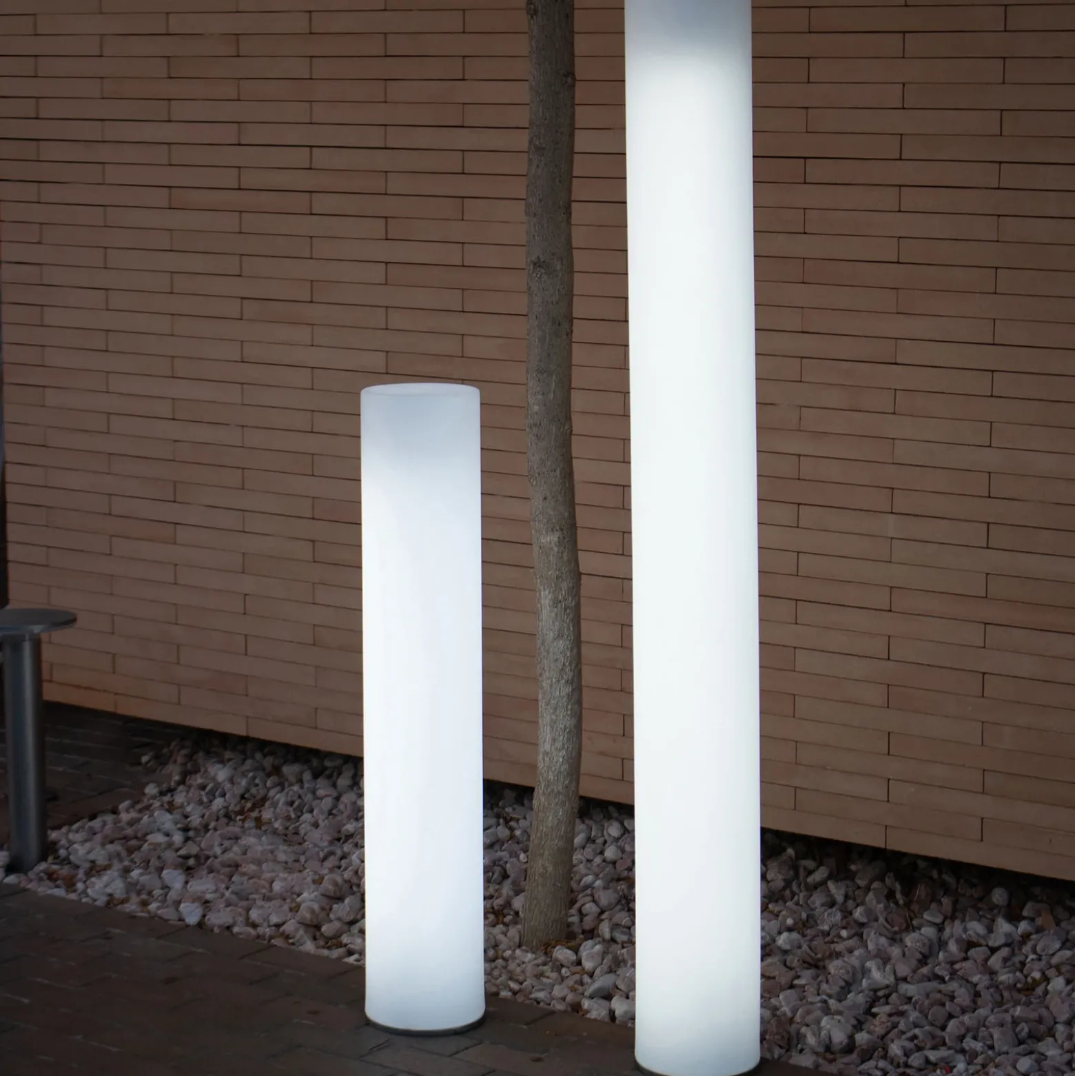 Newgarden Fity bolardo luminoso de 100 cm, 6.000 K