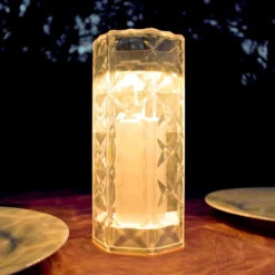 Newgarden Lámpara de mesa LED recargable Jack Lux, altura 20 cm, IP54