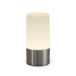 Newgarden Lámpara de mesa LED recargable Maia, gris, IP54, RGBW