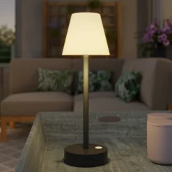 Newgarden Lola Slim de mesa LED batería, antracita