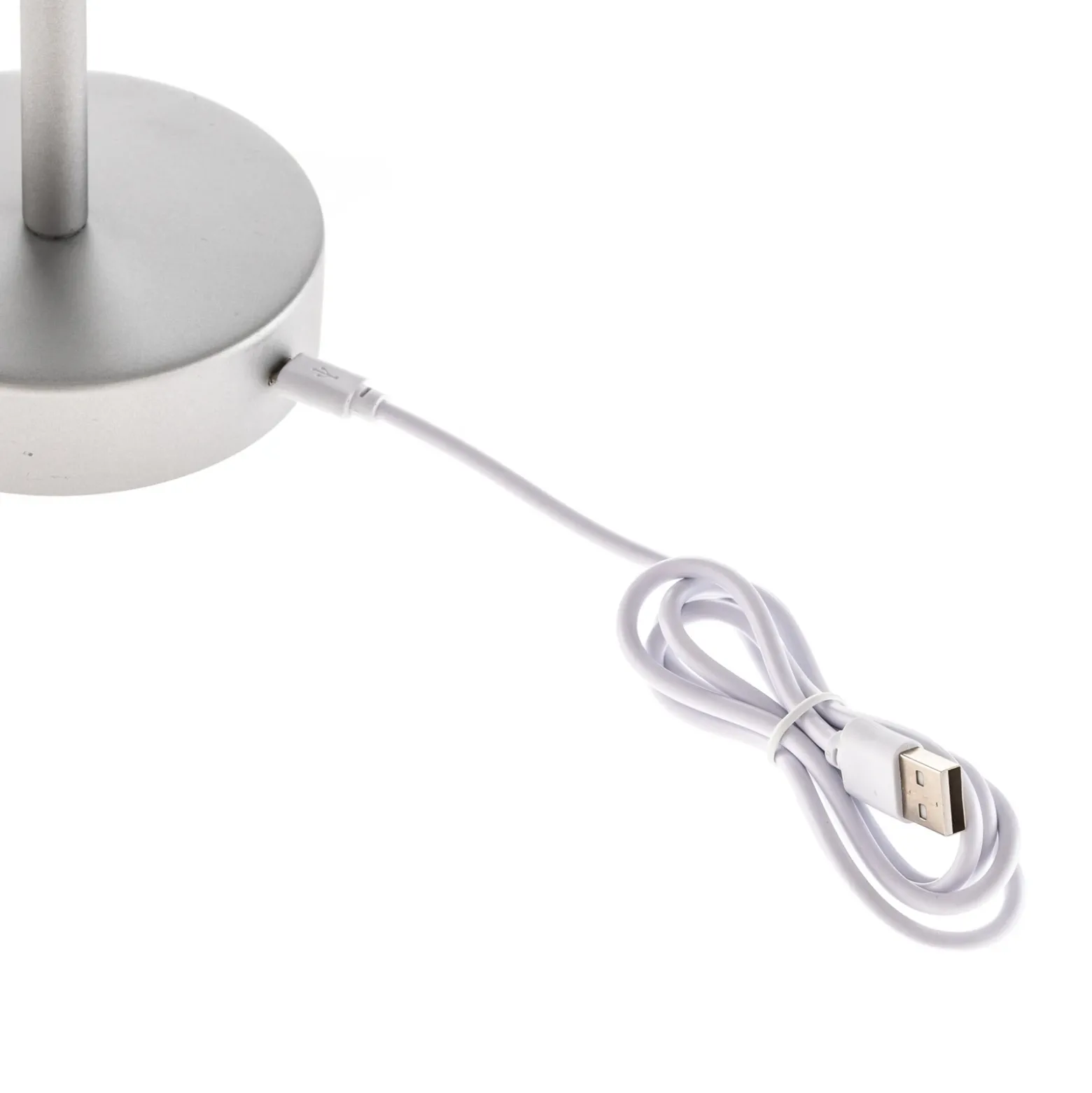 Newgarden Lola Slim lámpara mesa LED batería, gris