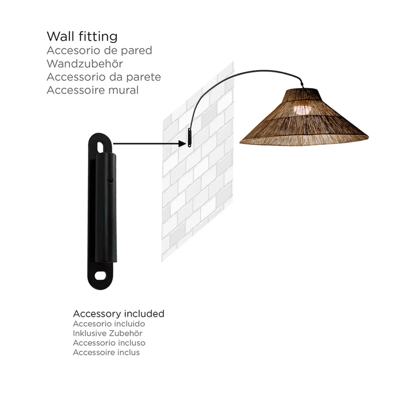 Newgarden Niza lámpara de pie LED interior/exterior, 230cm