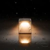 Nutalis mini lámpara de mesa LED recargable, gris niebla, IP54, atenuable