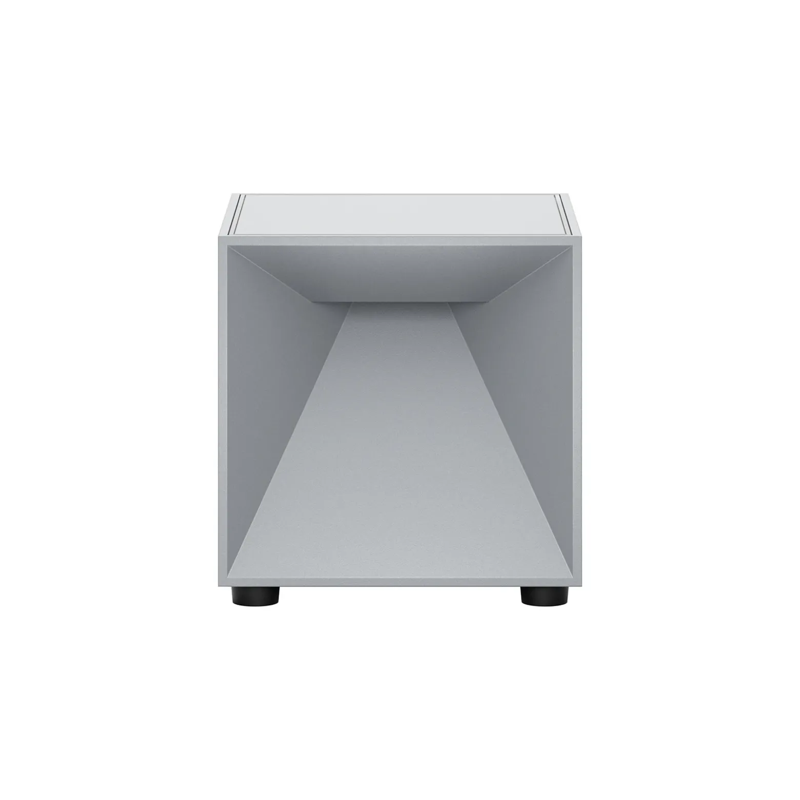 Nutalis mini lámpara de mesa LED recargable, gris niebla, IP54, atenuable