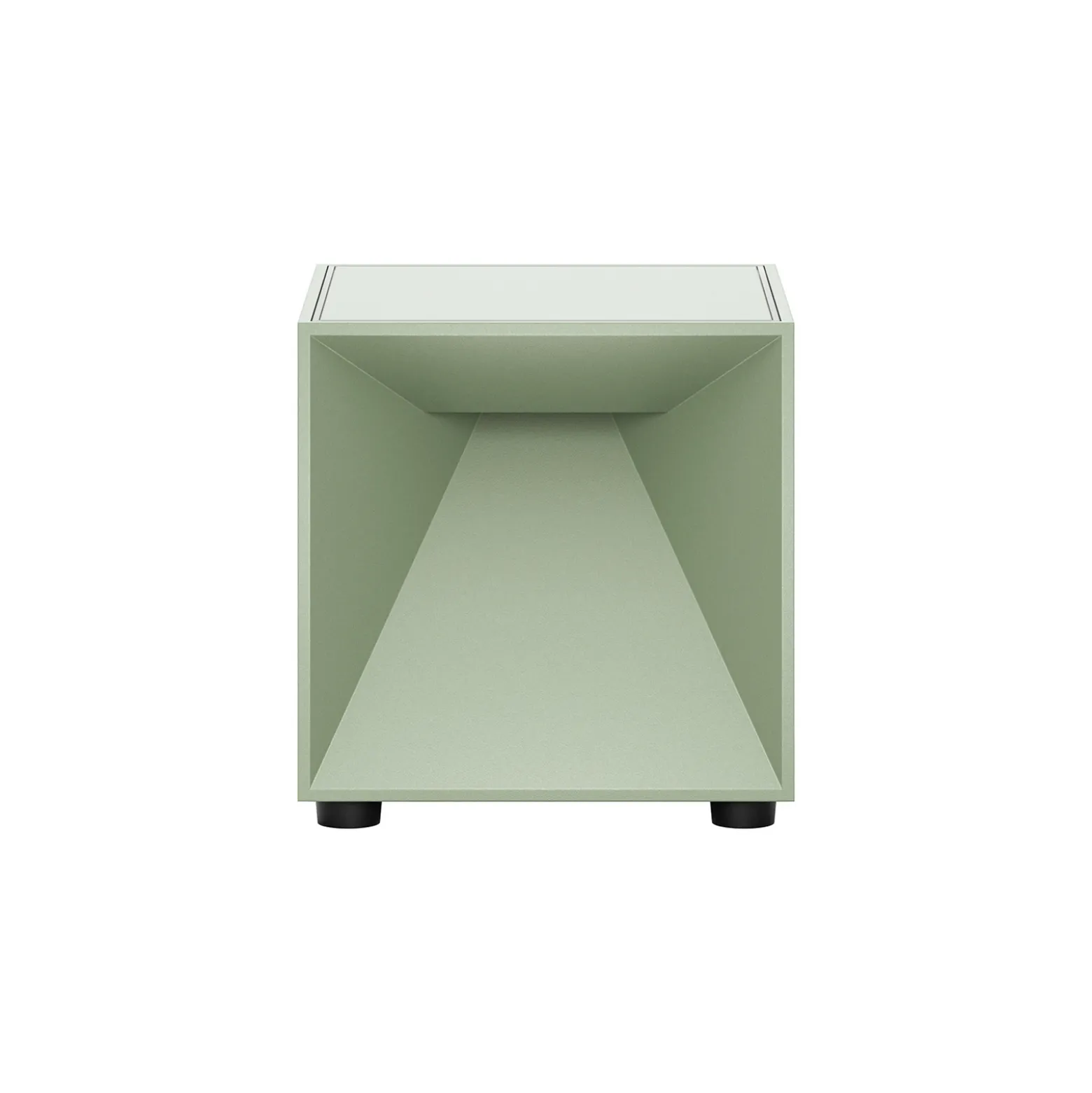 Nutalis mini lámpara de mesa LED recargable, verde, IP54, atenuable