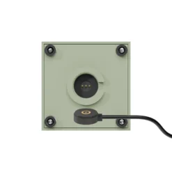 Nutalis mini lámpara de mesa LED recargable, verde, IP54, atenuable