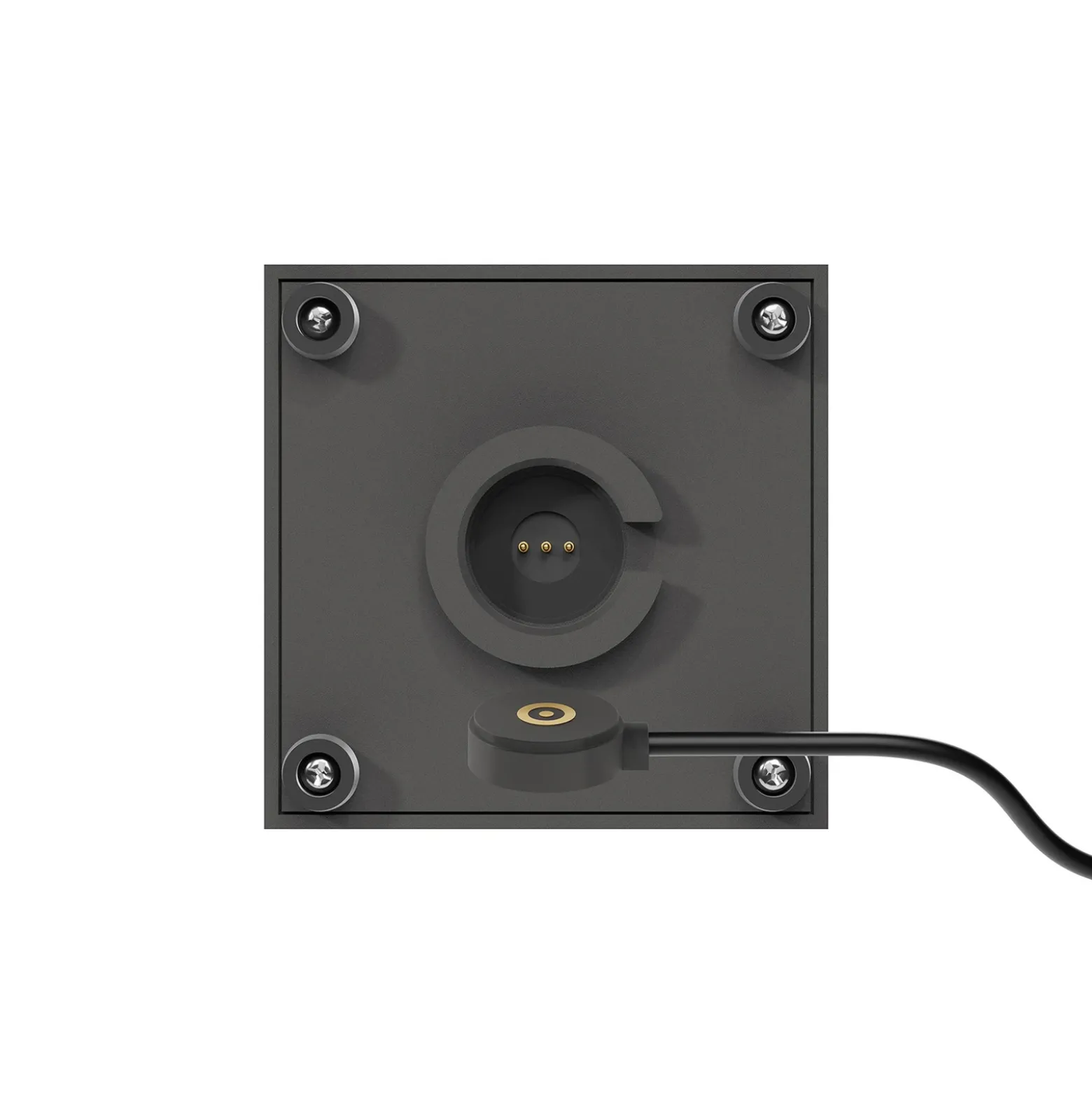 Nutalis mini lámpara de mesa LED recargable, grafito, IP54, atenuable