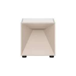 Nutalis mini lámpara de mesa LED recargable, beige, IP54, atenuable