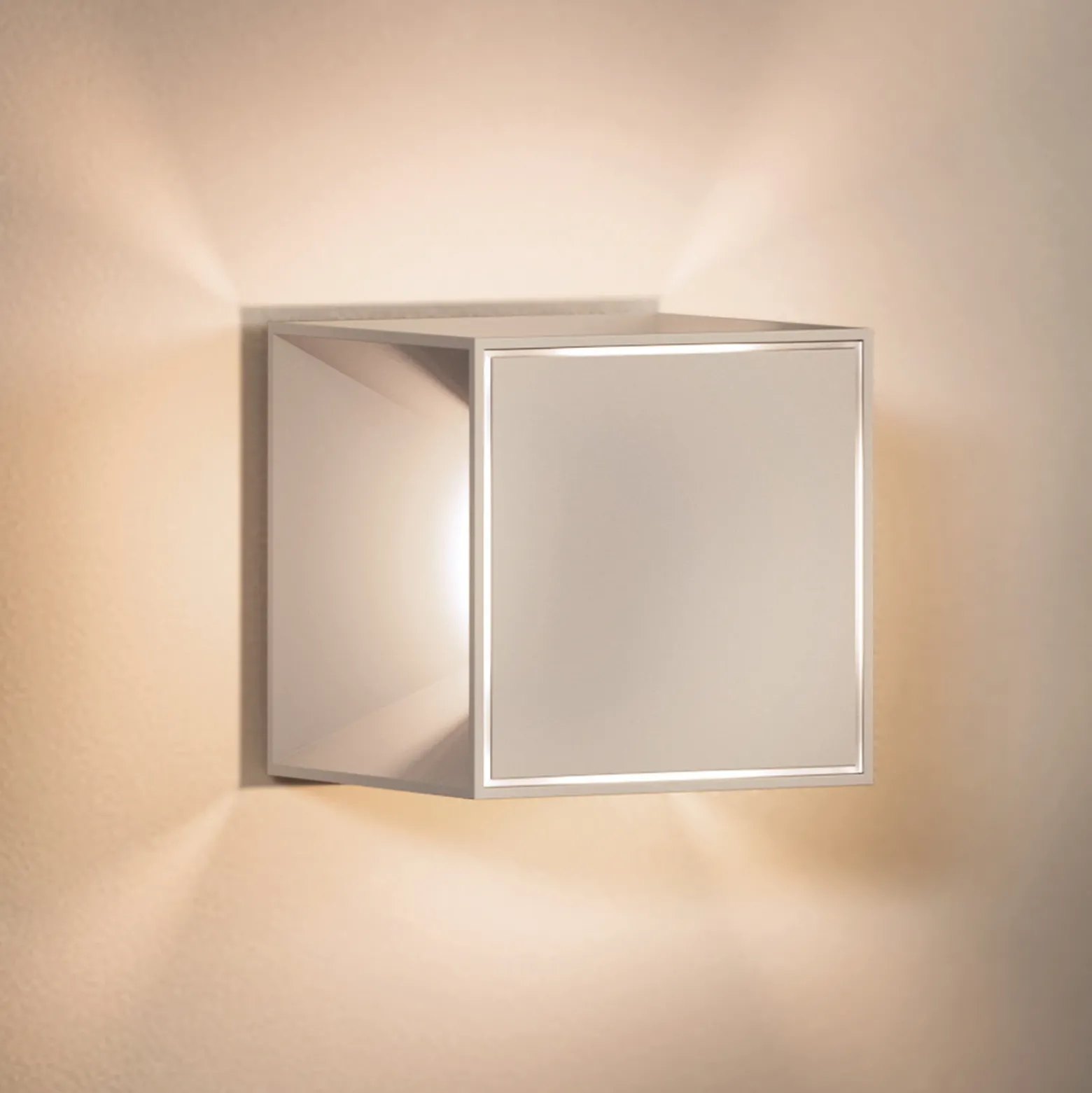Nutalis mini lámpara de mesa LED recargable, beige, IP54, atenuable