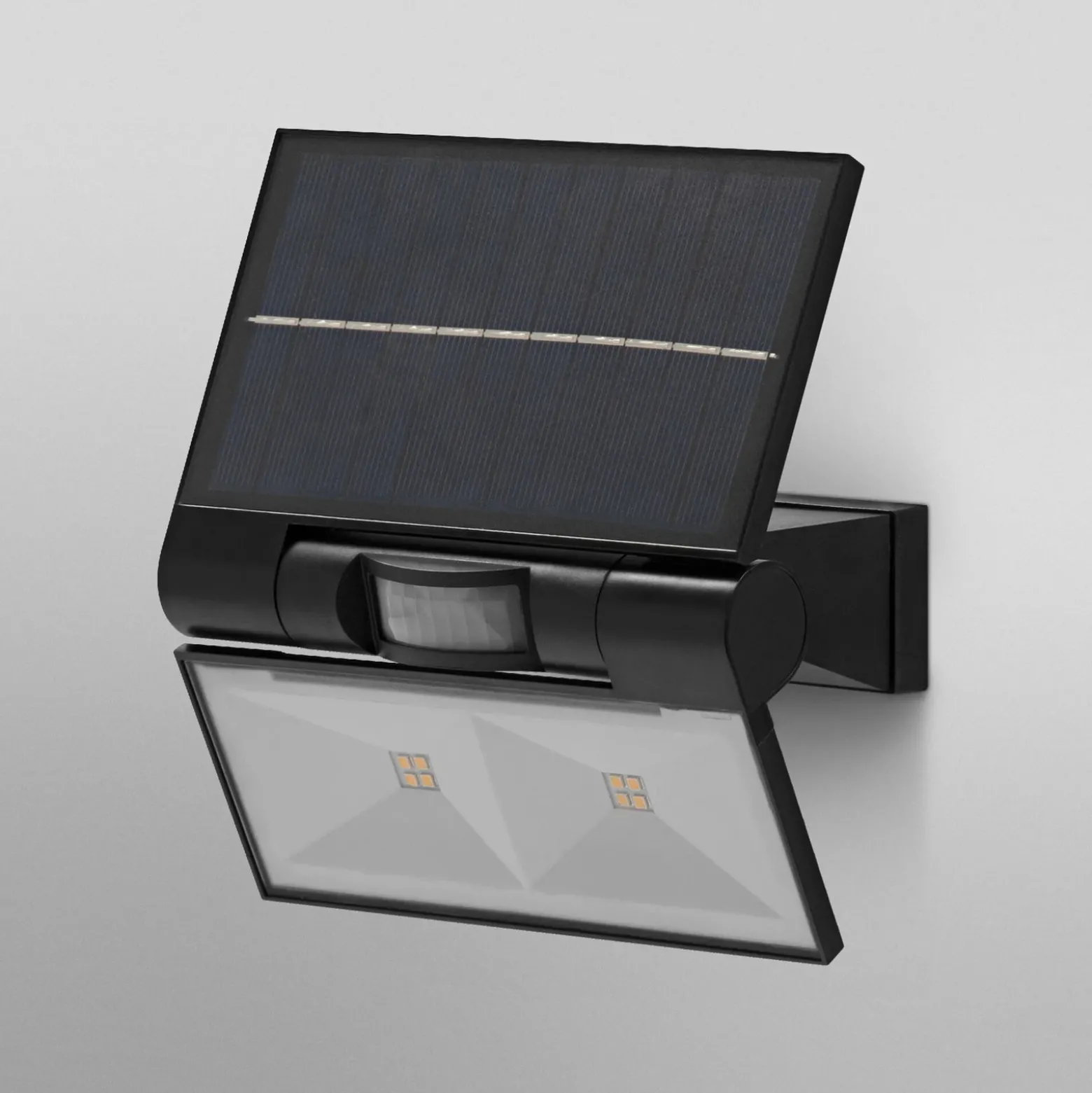 OSRAM aplique de pared LED solar ENDURA STYLE DOUBLE, sensor grafito