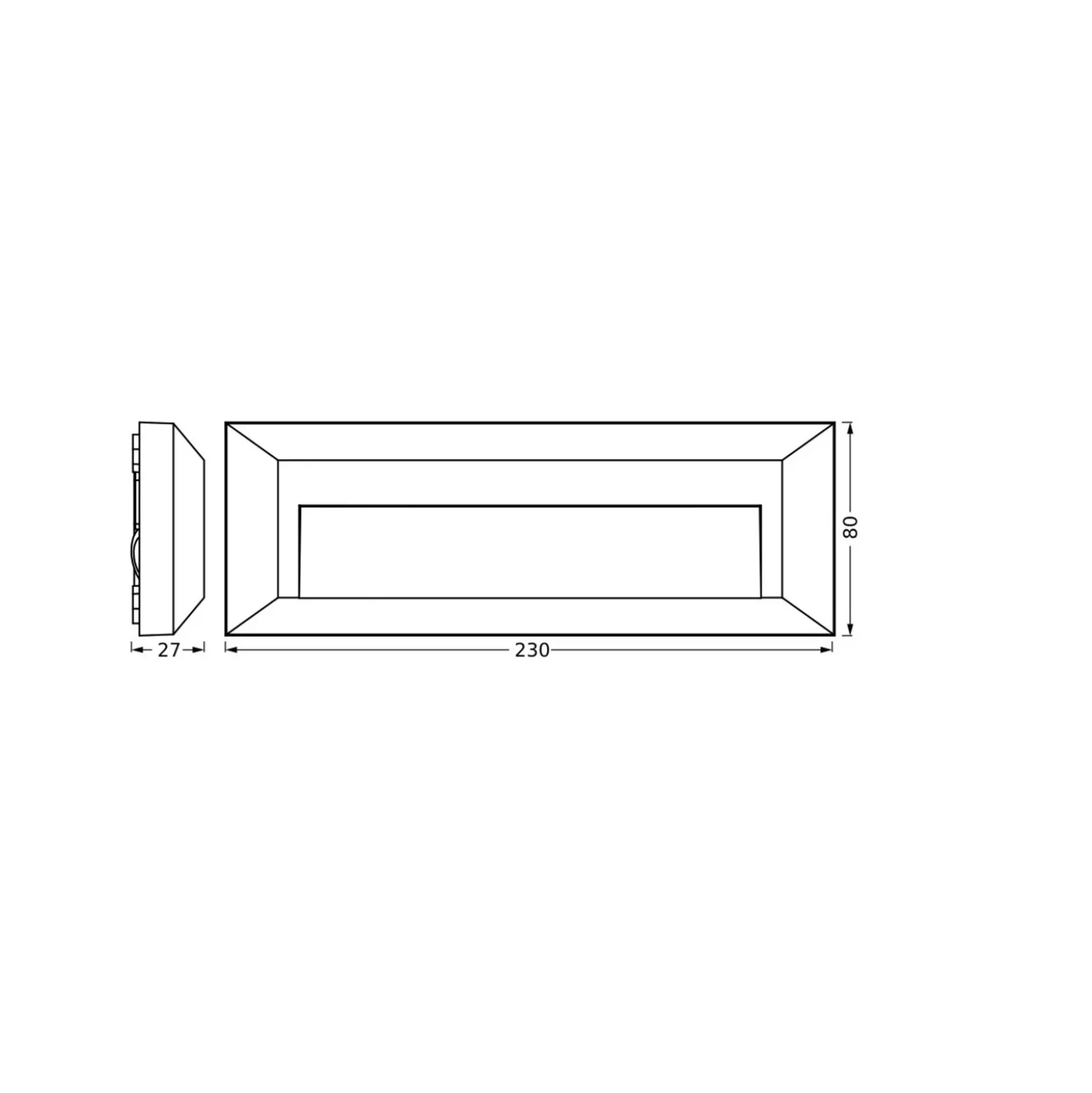 OSRAM aplique LED para exterior ENDURA STYLE IVAN, gris oscuro, IP65