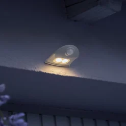 OSRAM aplique LED para exterior DOORLED DOWN plateada Sensor Batería