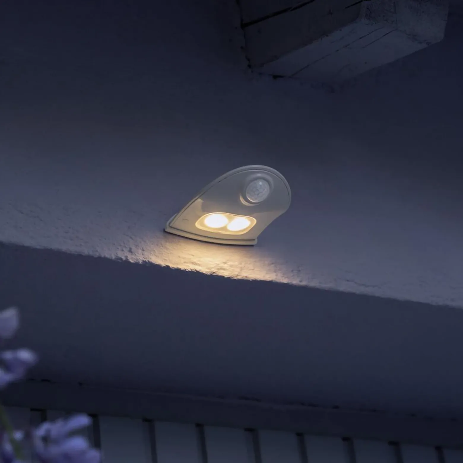 OSRAM aplique LED para exterior DOORLED DOWN plateada Sensor Batería