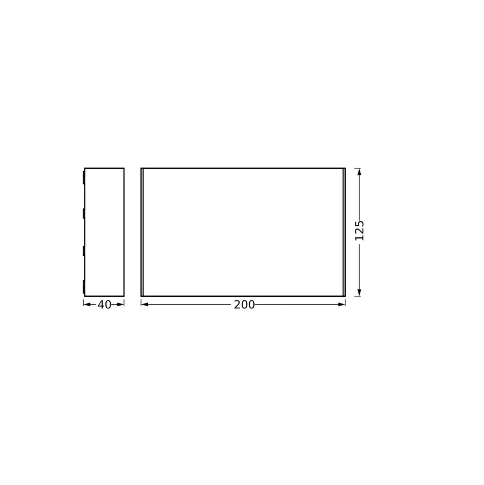 OSRAM aplique LED para exterior ENDURA STYLE ILJA, gris oscuro, IP65