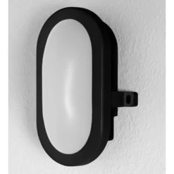 OSRAM aplique LED para exterior BULKHEAD negra 6 W plástico IP54