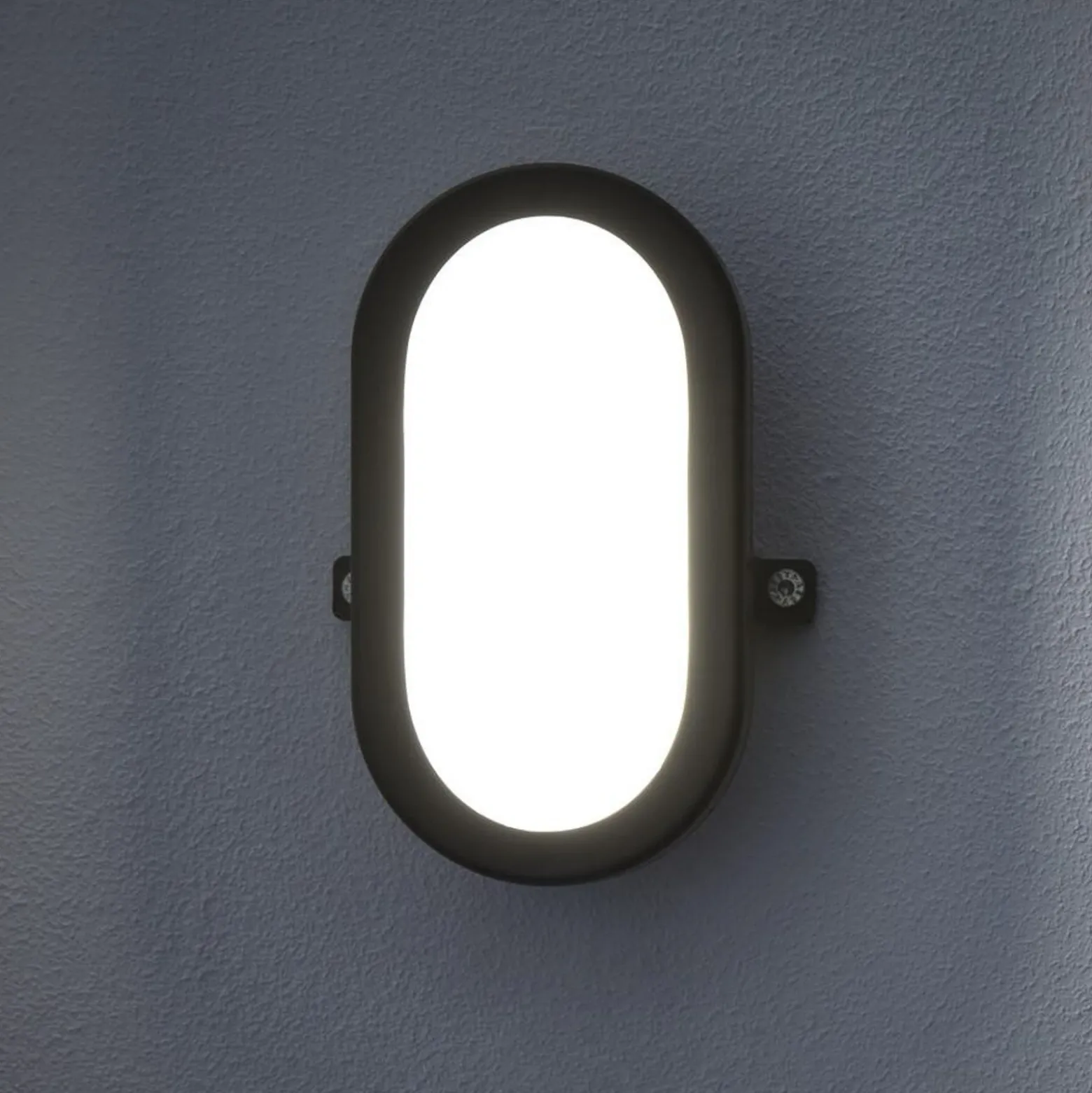 OSRAM aplique LED para exterior BULKHEAD negra 6 W plástico IP54