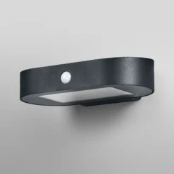 OSRAM LED-Sensor-Aplique de Pared ENDURA STYLE SOLAR OVAL 20 cm 830