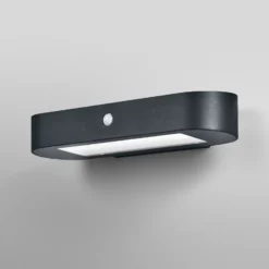 OSRAM LED-Sensor-Aplique de Pared ENDURA STYLE SOLAR OVAL 34 cm 830