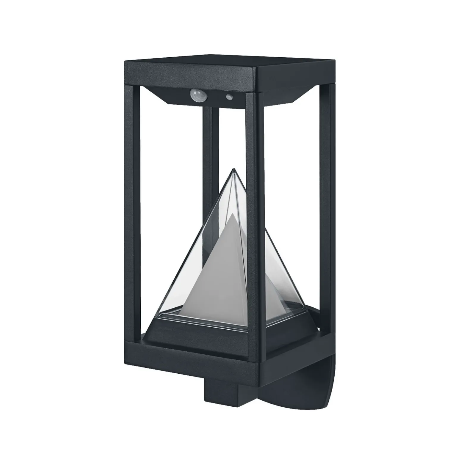 OSRAM SMART+ Aplique LED para exterior solar ALPS, negro Sensor
