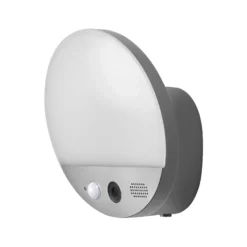 OSRAM SMART+ Aplique WiFi para exterior ROUND, cámara, sensor, gris