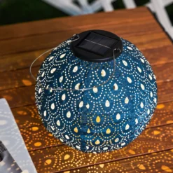 Pauleen Sunshine Charm lámpara solar LED azul