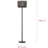 Pauleen Sunshine Elegance lámpara de pie solar LED