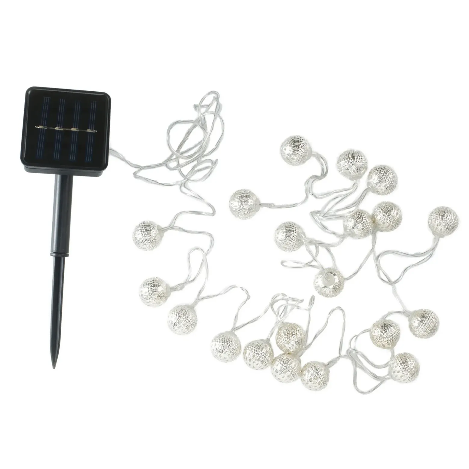Pauleen Sunshine GlamourSolar cadena luces, plata