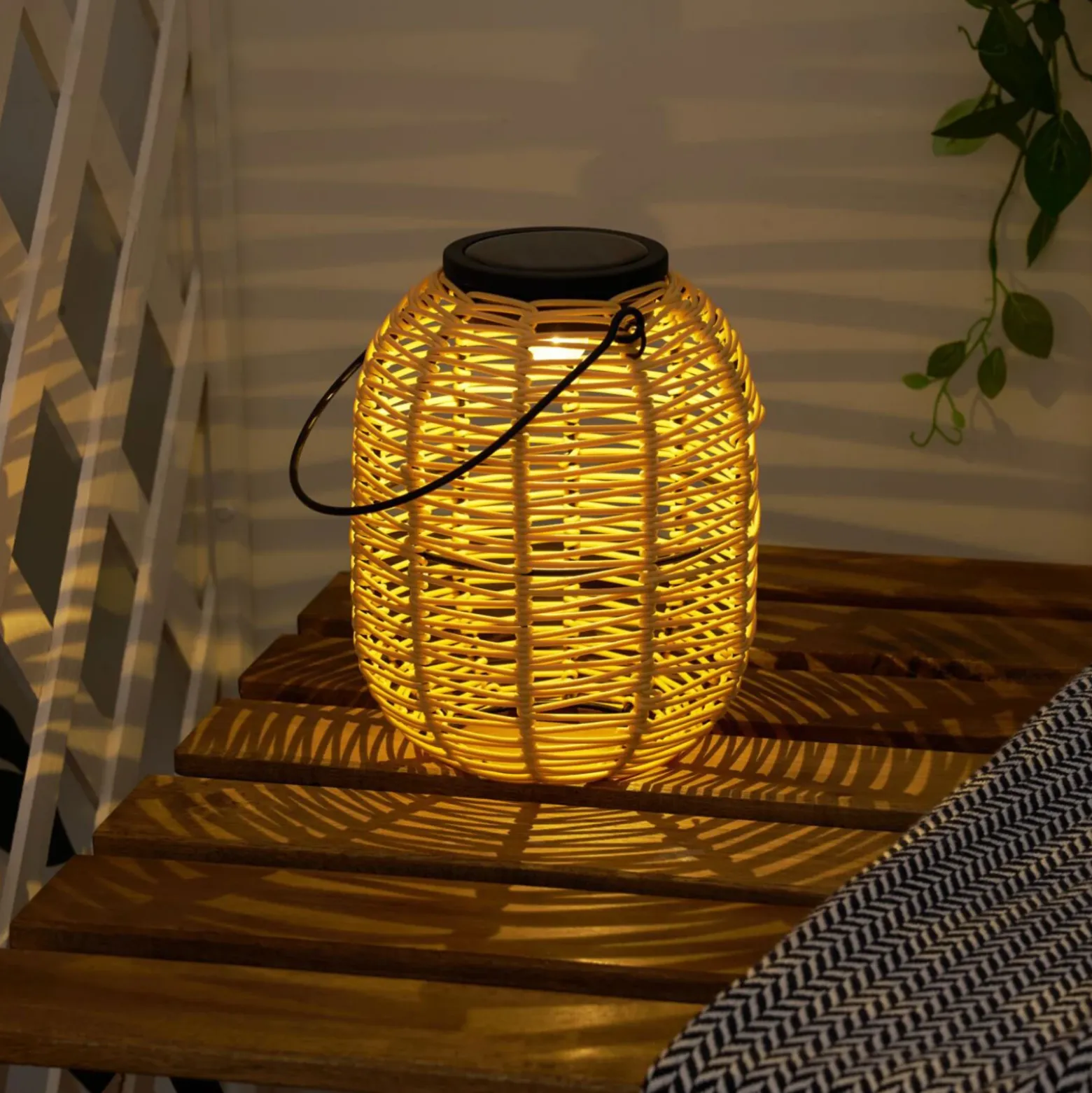 Pauleen Sunshine Treasure farol solar LED beige