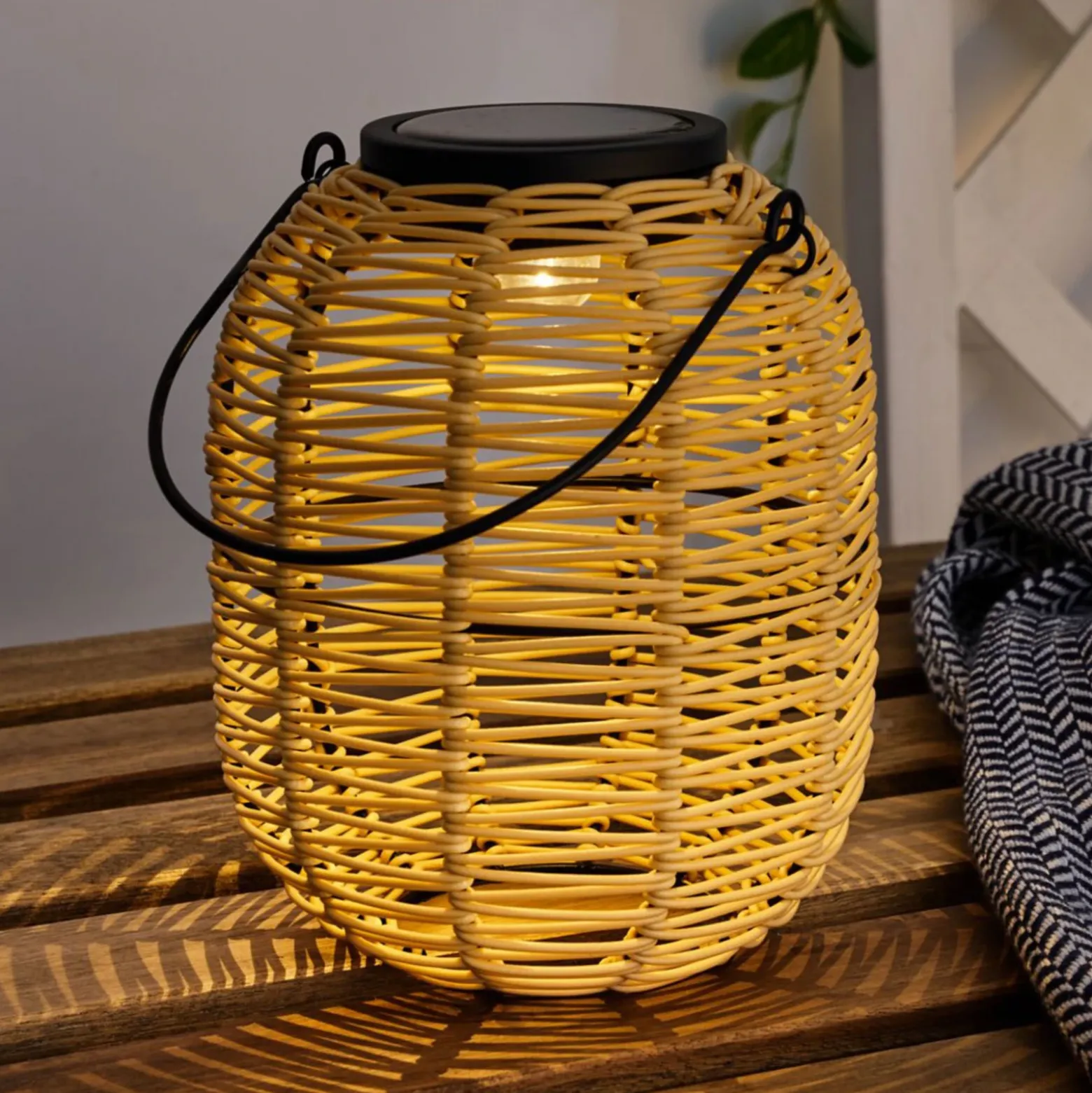 Pauleen Sunshine Treasure farol solar LED beige