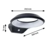 Paulmann Anela aplique exterior LED sensor 3.000 K