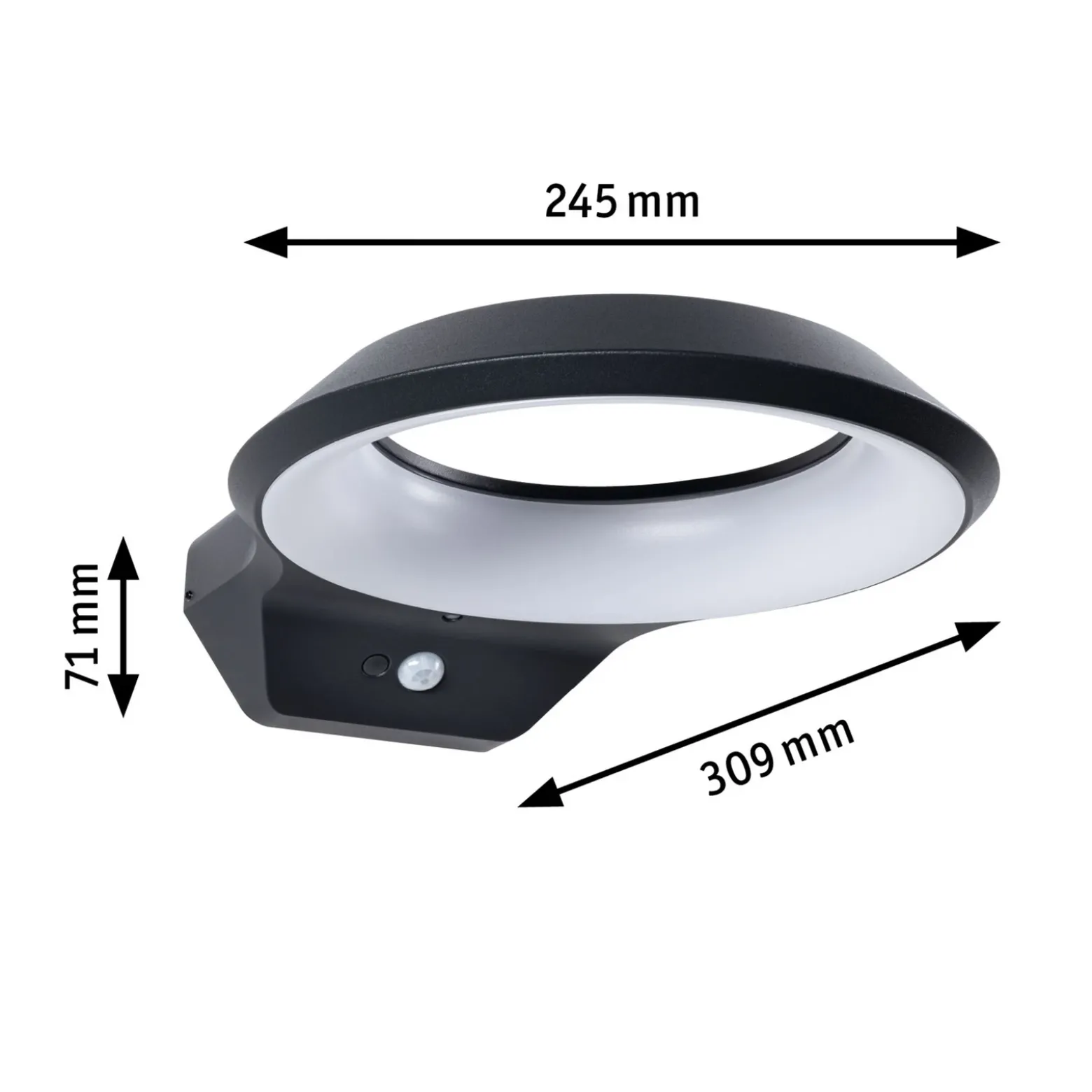 Paulmann Anela aplique exterior LED sensor 3.000 K