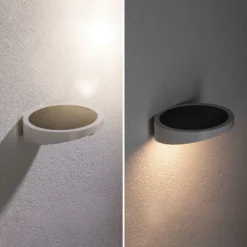 Paulmann aplique de exterior LED solar Ryse blanco