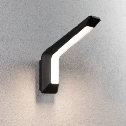 Paulmann Aplique de exterior LED Merano, sensor, antracita